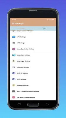 All Settings android App screenshot 0