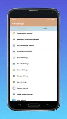 All Settings android App screenshot 1